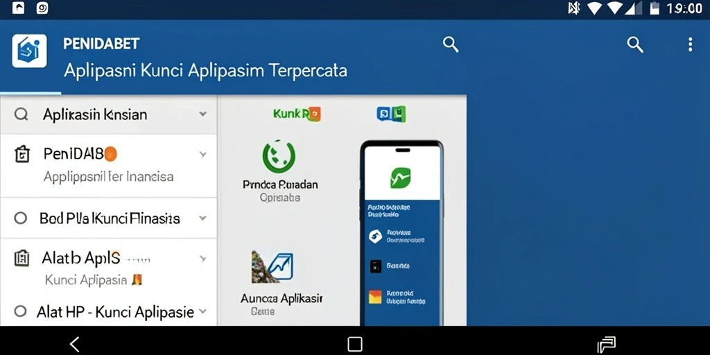 Tampilan antarmuka PENIDABET yang sederhana dan fungsional.