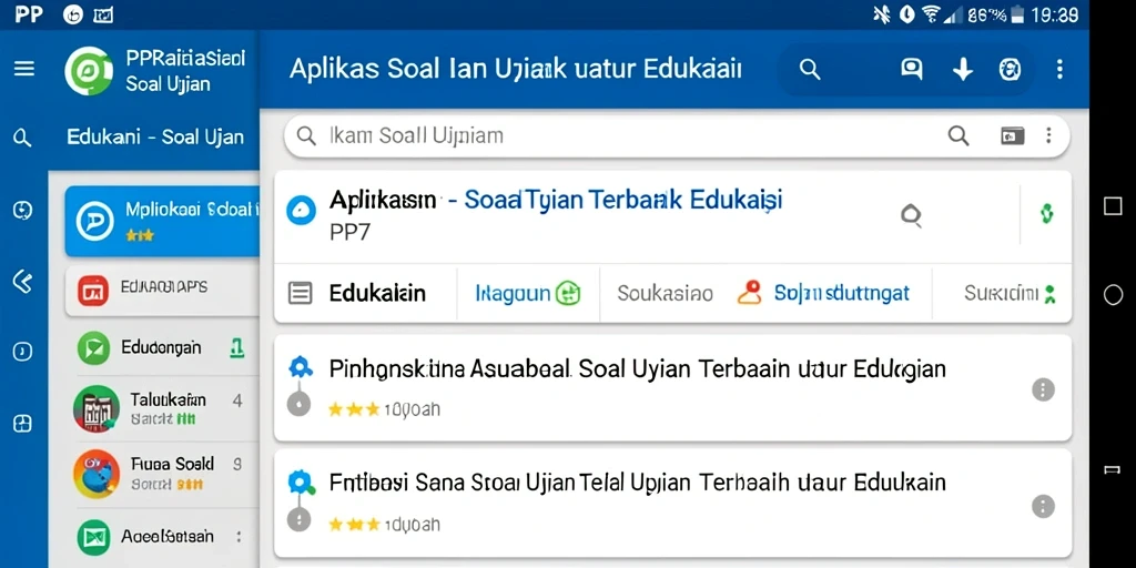 Antarmuka aplikasi PP7 yang intuitif dan fungsional.